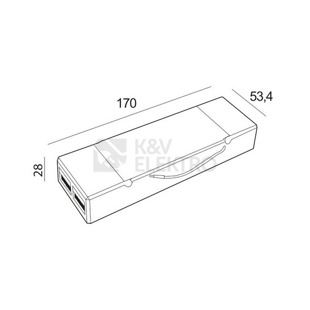 Obrázek produktu  RF Stmívatelný driver 250-1000mA McLED ML-910.012.22.0 5