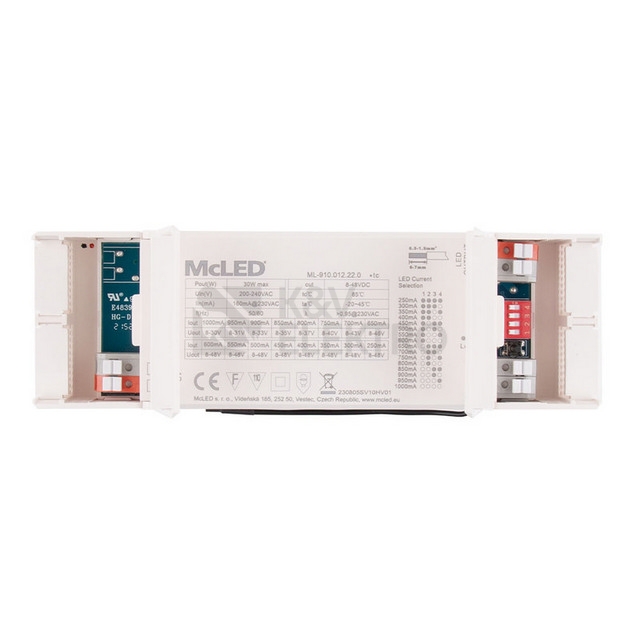 Obrázek produktu  RF Stmívatelný driver 250-1000mA McLED ML-910.012.22.0 12
