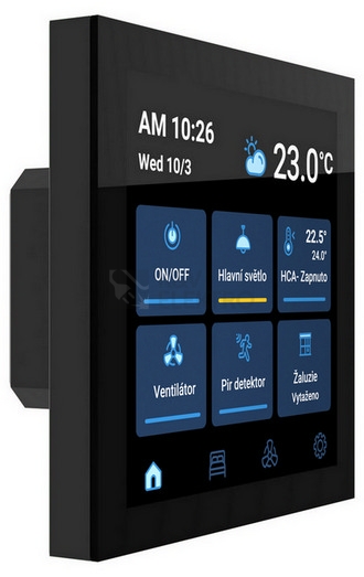 Obrázek produktu Ovládací dotyková jednotka ELKO EP RF TOUCH-2/B 0