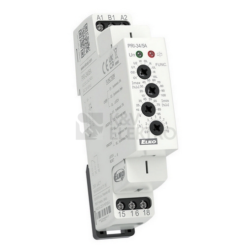 Obrázek produktu Multifunkční hlídací proudové relé ELKO EP PRI-34/1A 0