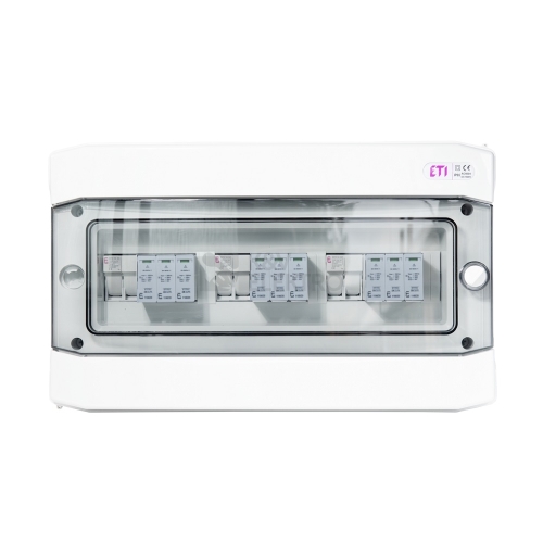  Kompletní DC nástěnná rozvodnice pro FVE ETI RFVE1100/18-DC3/3-16-EMT2 3 stringy IP65 001105480