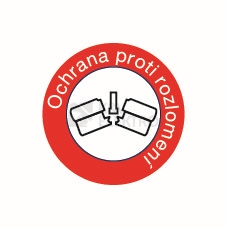 Obrázek produktu Bezpečnostní 10stavítková knoflíková zámková vložka s ocelovou tyčí proti rozlomení a knoflíkem na jedné straně. Richter EXR.30/40K. NI 4