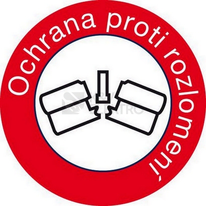 Obrázek produktu Bezpečnostní 10stavítková zámková vložka s ocelovou tyčí proti rozlomení. Richter EXR.30/45.NI 4