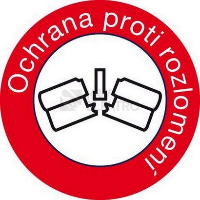 Obrázek produktu Bezpečnostní 10stavítková zámková vložka s ocelovou tyčí proti rozlomení Richter EXR.40/70.NI 4
