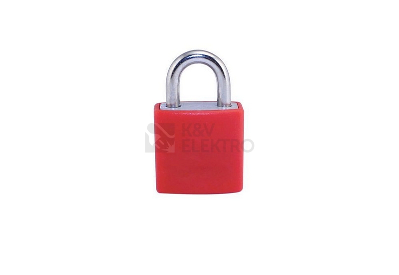 Obrázek produktu Hliníkový visací zámek s plastovým krytem Richter RV.2402.20.CRV 0
