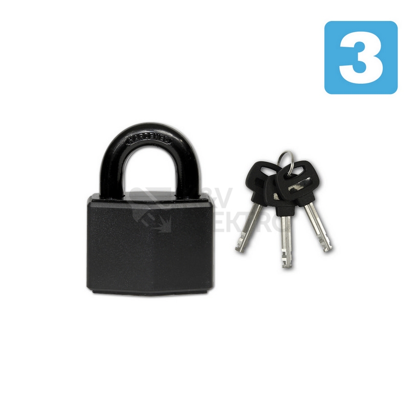 Obrázek produktu Visací zámek v bezpečnostní třídě RC3. Richter RV.2601 0