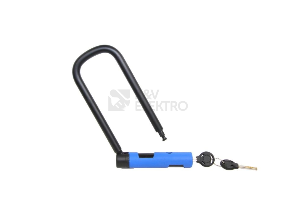 Obrázek produktu U-zámek na jízdní kolo, motocykl, vrata nebo 2-křídlé dveře s madly Richter RV.6134 1