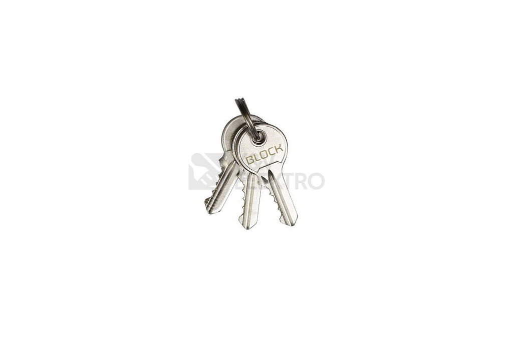 Obrázek produktu Mosazný visací zámek s kartáčovaným povrchem Richter RV.BLOCK.60 2
