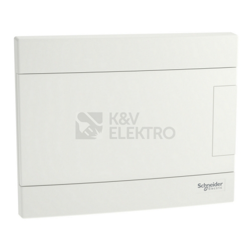 Rozvodnice pod omítku Schneider Electric EASY9 EU 8M bílé dveře EZ9EUB108