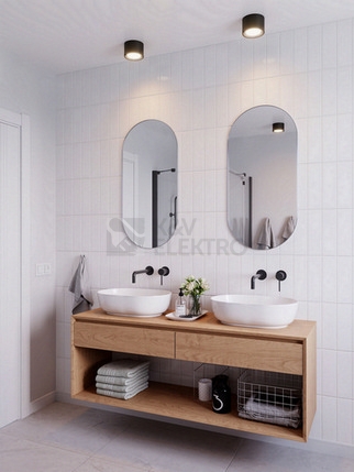 Obrázek produktu Stropní LED svítidlo NORDLUX Landon 8 černé IP44 6,5W 2700K 2110660103 1