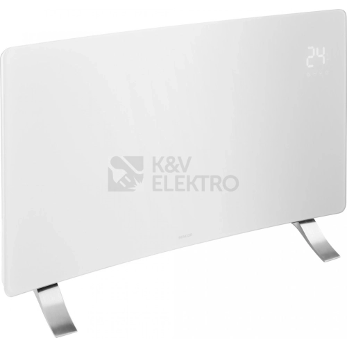  Chytrý skleněný WiFi přímotop SENCOR SCF 4740WH 1200/2400W