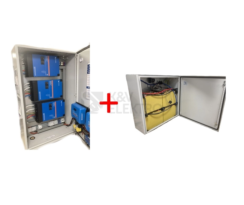 Obrázek produktu Solární sestava SW Power 1. generace: SWP TP 9kVA 2x150/100 + úložiště SWP 10kWh 200AH 0