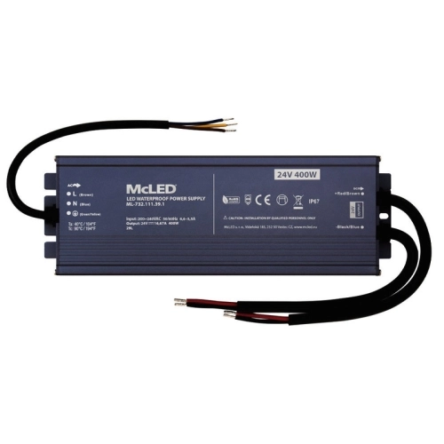 LED napájecí zdroj McLED 24VDC 16,67A 400W ML-732.111.39.1