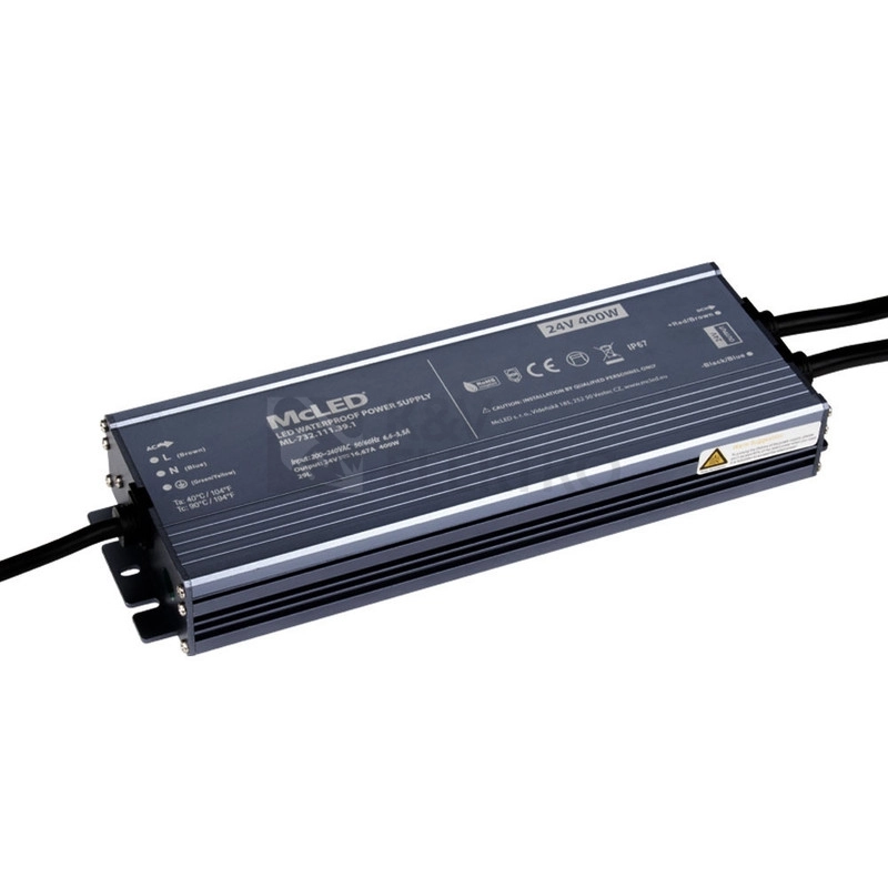 Obrázek produktu LED napájecí zdroj McLED 24VDC 16,67A 400W ML-732.111.39.1 1