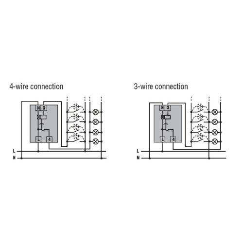 Schodišťový automat LOVATO TMLSL pro spínání LED zdrojů 0,5-20min