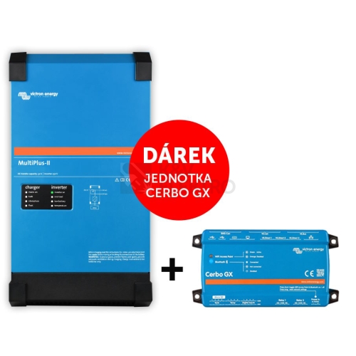  DC-AC hybridní měnič/nabíječ Victron Energy MultiPlus-II + Cerbo GX