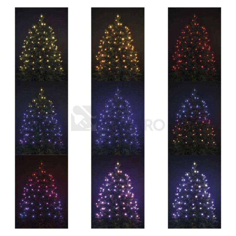 Obrázek produktu Vánoční osvětlení EMOS GoSmart (WiFi) D4ZR01 80LED řetěz 8m RGB 64 programů s časovačem 9