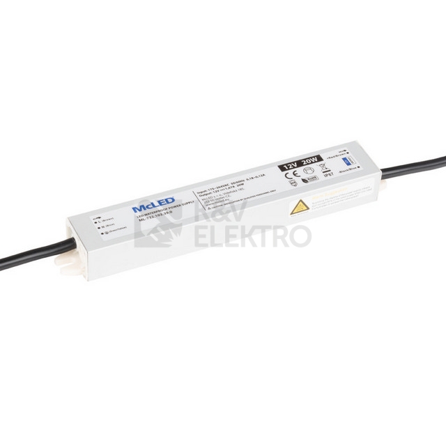 Obrázek produktu LED napájecí zdroj McLED 12VDC 1,67A 20W ML-732.103.39.0 1
