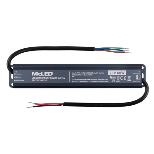 LED napájecí zdroj McLED 24VDC 2,5A 60W ML-732.105.39.1 (obrázek 5)