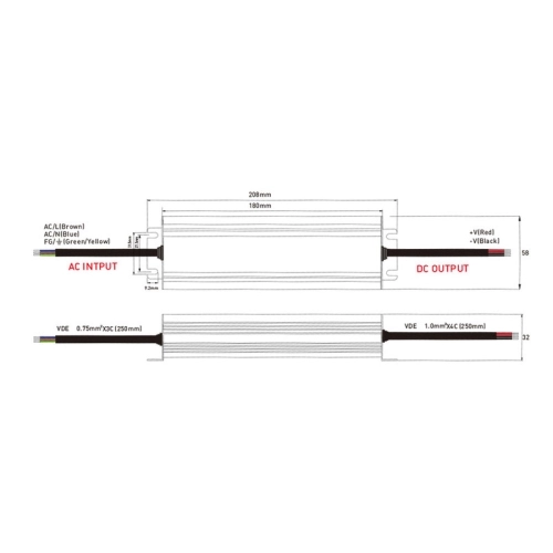 LED napájecí zdroj McLED 24VDC 6,25A 150W ML-732.107.39.1 (obrázek 4)