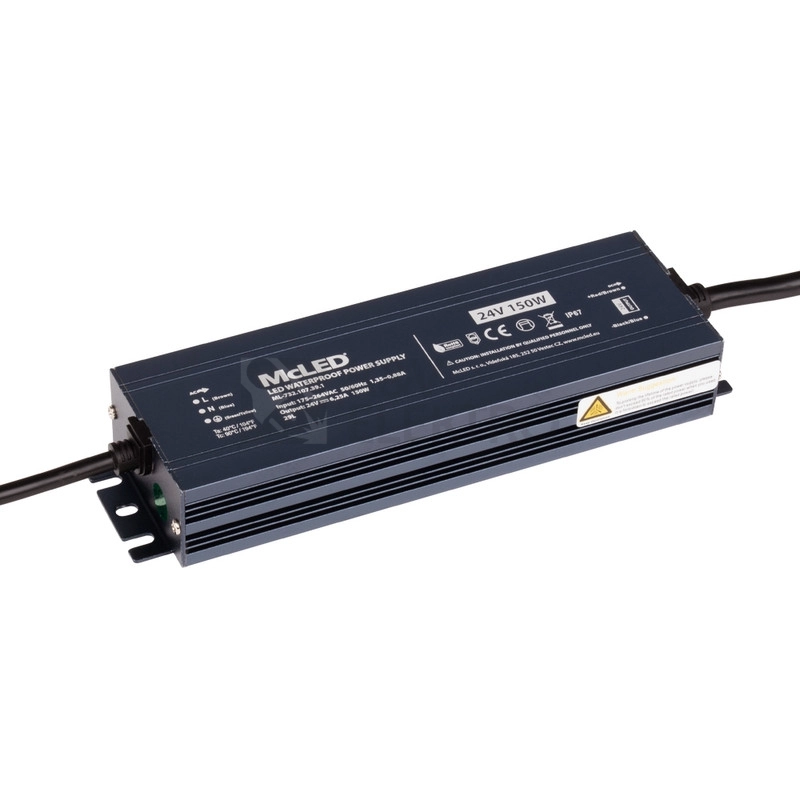 Obrázek produktu LED napájecí zdroj McLED 24VDC 6,25A 150W ML-732.107.39.1 1