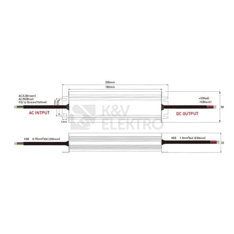 Obrázek produktu LED napájecí zdroj McLED 24VDC 6,25A 150W ML-732.107.39.1 4