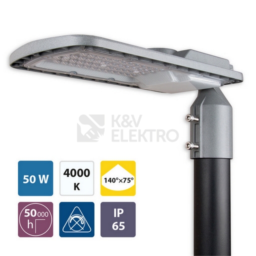 Obrázek produktu LED svítidlo veřejného osvětlení McLED Street Eco 50W 4000K neutrální bílá ML-521.027.47.0 4