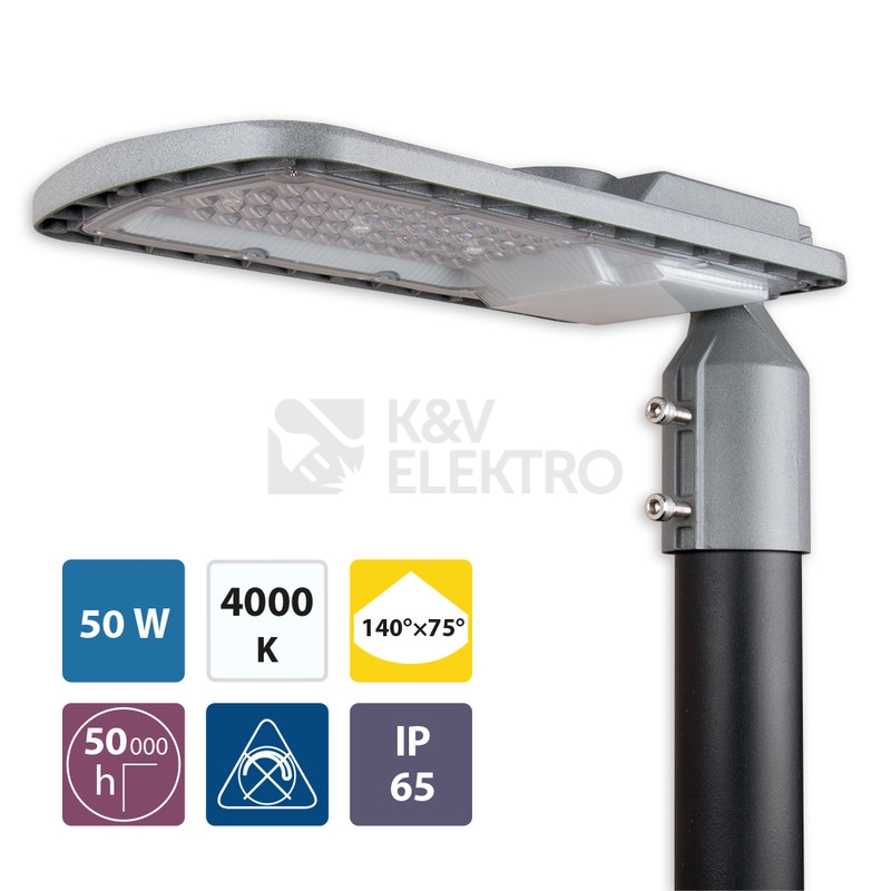 Obrázek produktu LED svítidlo veřejného osvětlení McLED Street Eco 50W 4000K neutrální bílá ML-521.027.47.0 3
