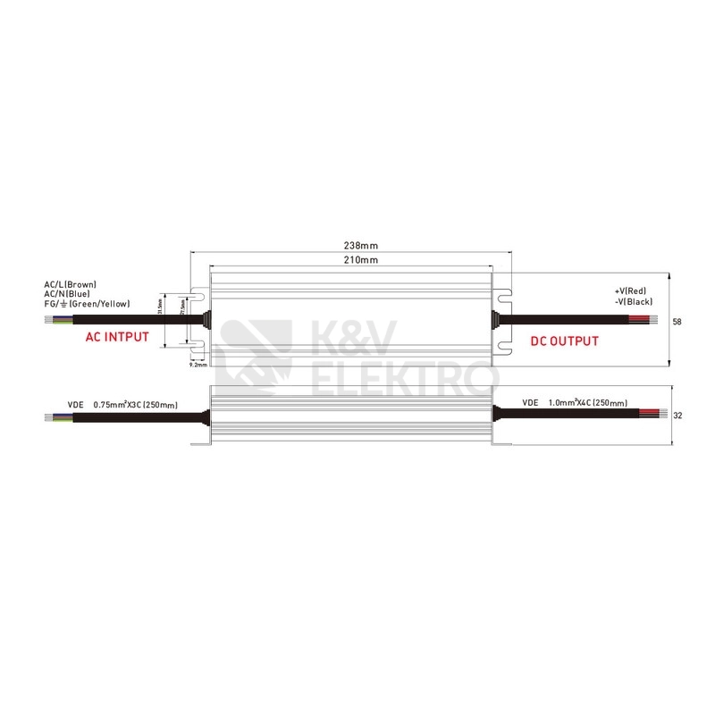 Obrázek produktu LED napájecí zdroj McLED 12VDC 16,67A 200W ML-732.108.39.0 4