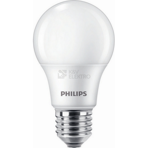 LED žárovka E27 Philips A60 8W (60W) teplá bílá (3000K)