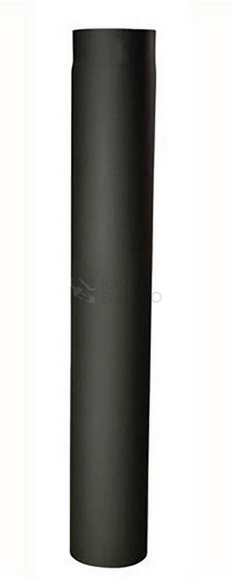 Obrázek produktu Roura kouřová STEEL 130mm/1000 tloušťka 1,5mm černá RO130.1000.15.0 654141 0