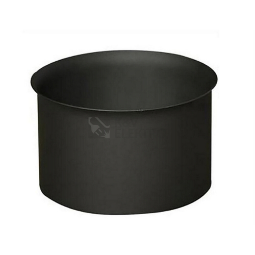 Zděř kouřová STEEL 130mm tloušťka 1,5mm černá Z130-0 654251