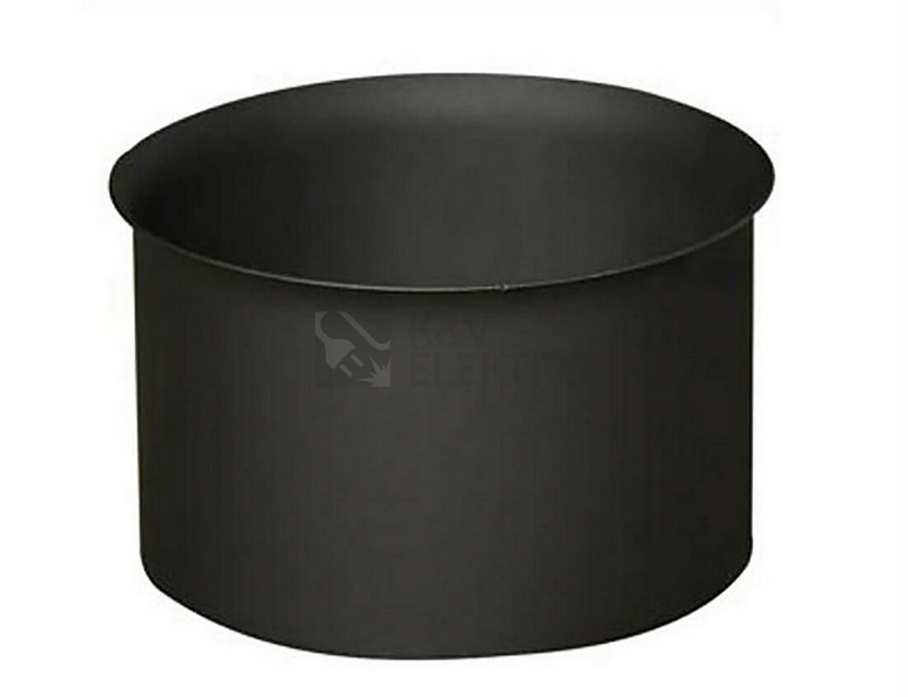 Obrázek produktu Zděř kouřová STEEL 130mm tloušťka 1,5mm černá Z130-0 654251 0