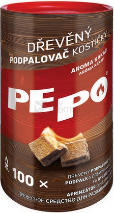 Obrázek produktu Podpalovač kostičky PE-PO dřevěné (100ks) 2068926 667004 0