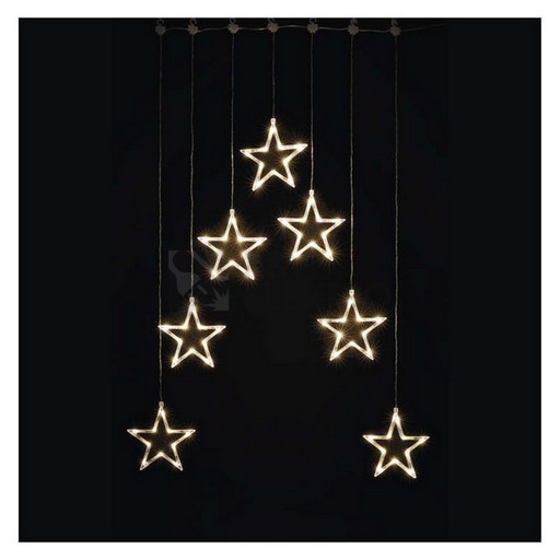Obrázek produktu LED vánoční závěs EMOS DCGW14 hvězdy 67x125cm vnitřní použitíteplá bílá 2