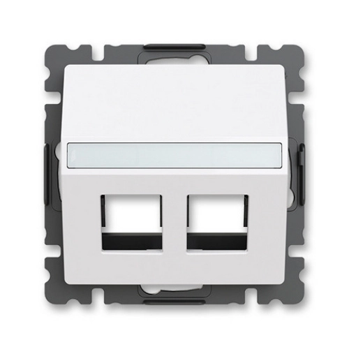 ABB Zoni kryt datové zásuvky bílá 5014T-A00418 500 (2CHT290418A4500)