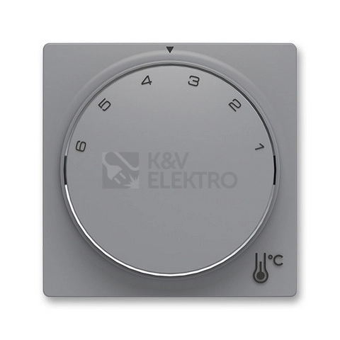 Obrázek produktu ABB Zoni kryt termostatu šedá 3292T-A00300 241 (2CHT910300A4241) 0