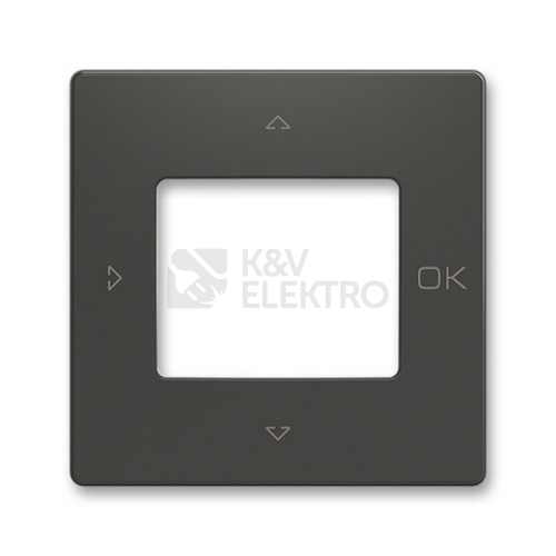ABB Zoni kryt termostatu s displejem černá 3299T-A40100 237 (2CHT704010A4237)