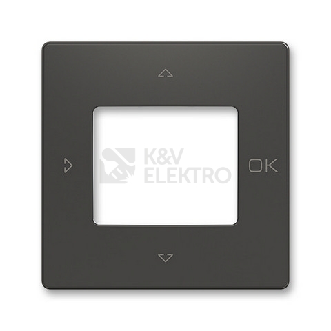 Obrázek produktu ABB Zoni kryt termostatu s displejem černá 3299T-A40100 237 (2CHT704010A4237) 0