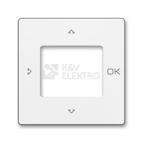 ABB Zoni kryt termostatu s displejem bílá 3299T-A40100 240 (2CHT704010A4240)