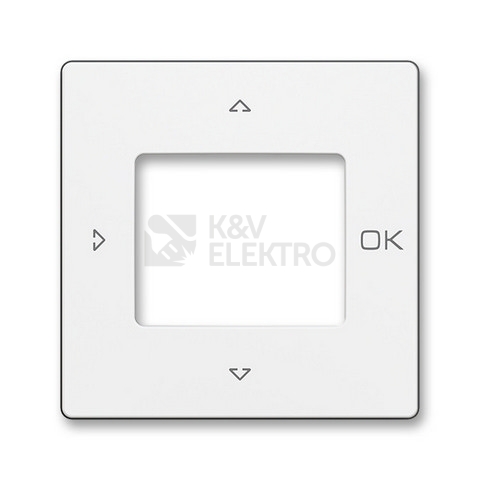 Obrázek produktu ABB Zoni kryt termostatu s displejem bílá 3299T-A40100 240 (2CHT704010A4240) 0