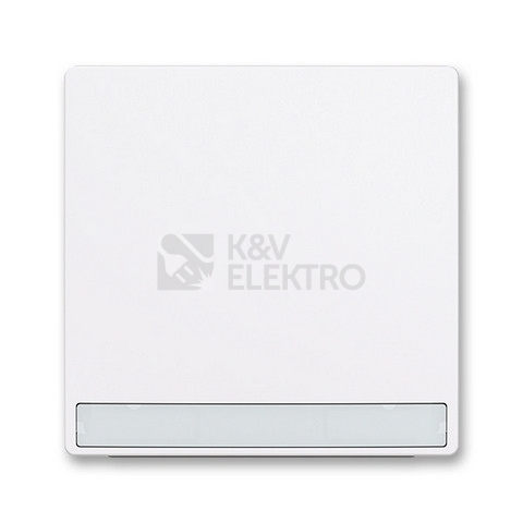Obrázek produktu ABB Zoni kryt vypínače bílá 3559T-A00610 500 s popisovým polem (2CHT590610A4500) 0