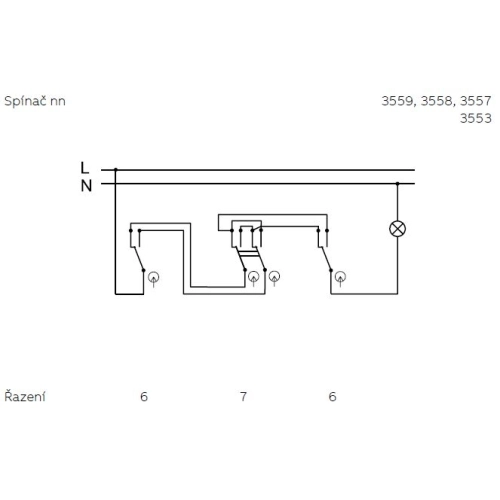 ABB Zoni vypínač č.7 IP44 matná černá 3559T-A07940 237 (2CHT590794A6237) (obrázek 2)