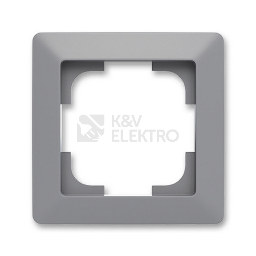 ABB Zoni rámeček šedá/bílé okraje 3901T-A00010 141 (2CHT010010A6141)