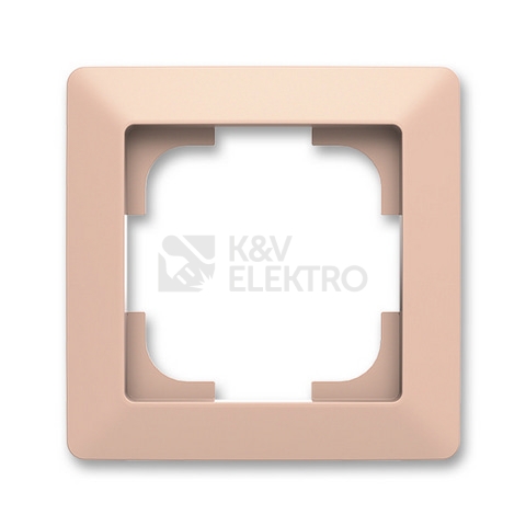 Obrázek produktu ABB Zoni rámeček pudrová/bílé okraje 3901T-A00010 142 (2CHT010010A6142) 0