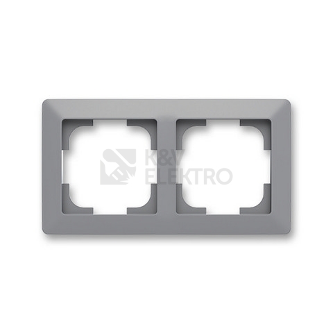 Obrázek produktu ABB Zoni dvojrámeček šedá/bílá 3901T-A00020 141 0