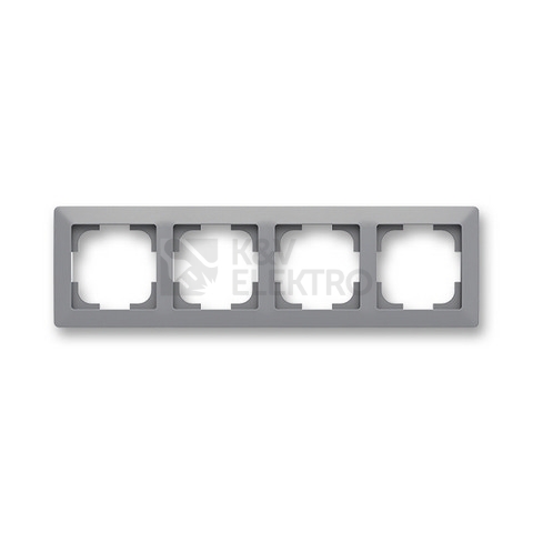 Obrázek produktu ABB Zoni čtyřrámeček šedá/bílá 3901T-A00040 141 0