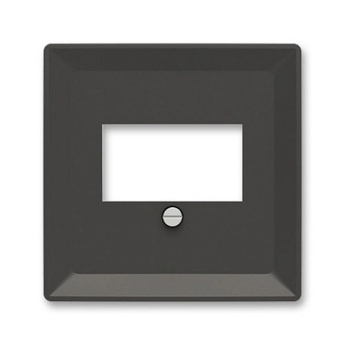 ABB Zoni kryt zásuvky matná černá 5014T-A00040 237 pro HDMI, USB, VGA nebo reprozásuvku (2CHT290040A4237)