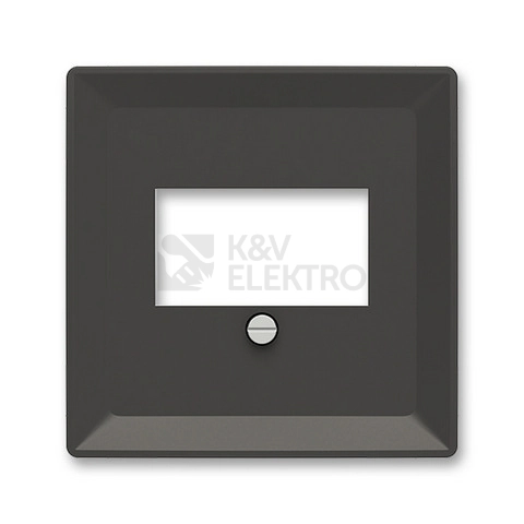 Obrázek produktu ABB Zoni kryt zásuvky matná černá 5014T-A00040 237 pro HDMI, USB, VGA nebo reprozásuvku (2CHT290040A4237) 0