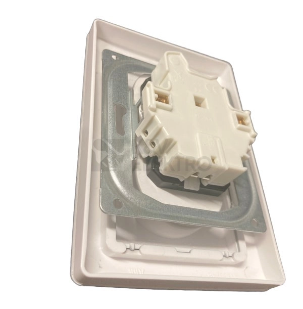 Obrázek produktu ABB Zoni dvojzásuvka matná bílá 5513T-C02357 240 s clonkami (2CHT132357C4240) 1